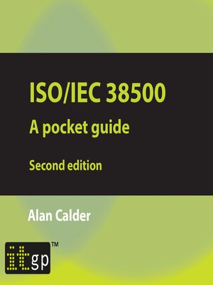 cover image of ISO/IEC 38500